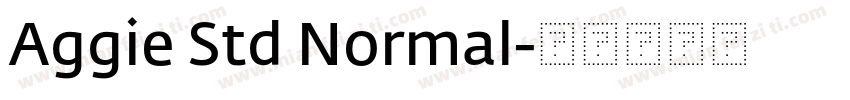 Aggie Std Normal字体转换